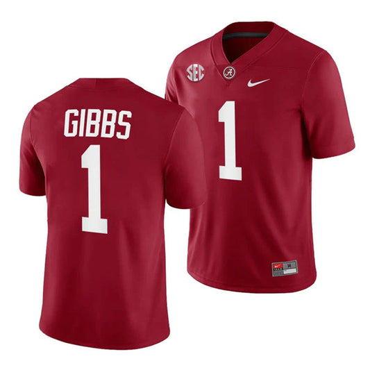 NCAAF Jahmyr Gibbs Alabama Crimson Tide 1 Jersey