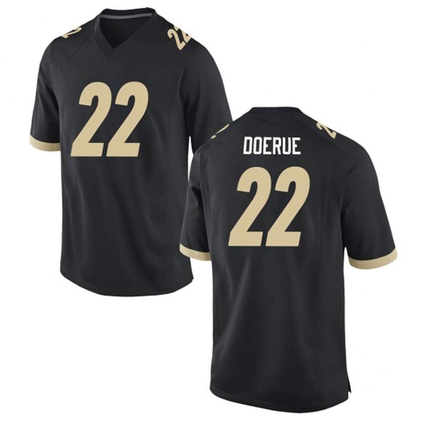 NCAAF King Doerue Purdue 22 Jersey