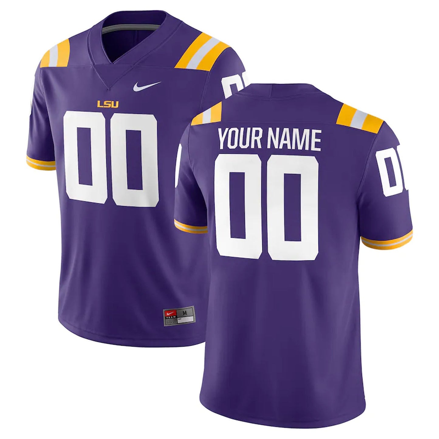 NCAAF LSU Tigers Custom Jersey