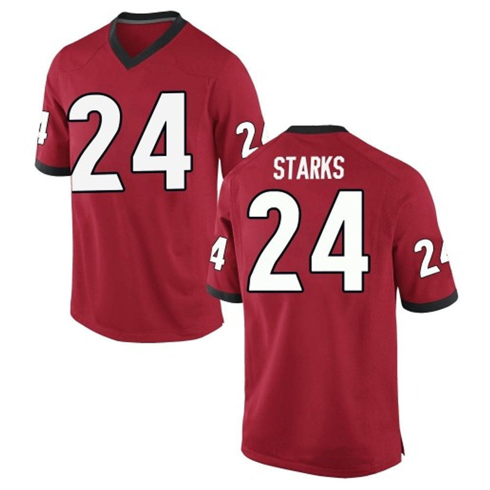 NCAAF Malaki Starks Georgia 24 Jersey