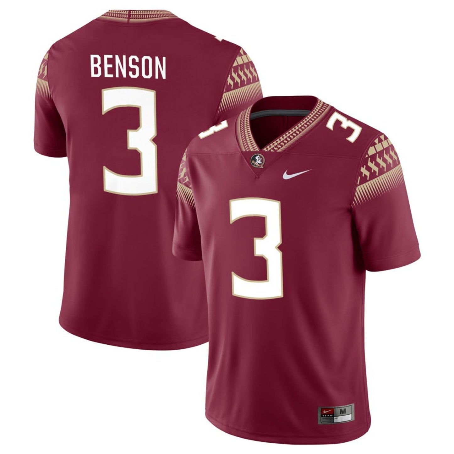 NCAAF Trey Benson FSU 3 Jersey