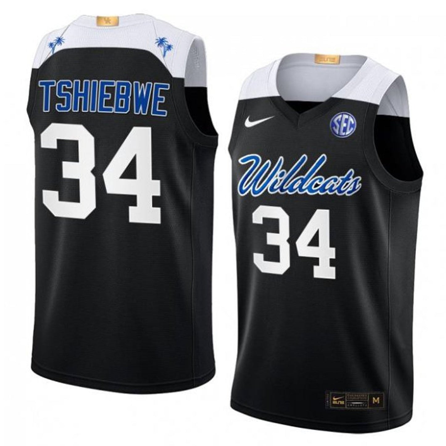 NCAA Oscar Tshiebwe Kentucky Wildcats 34 Jersey