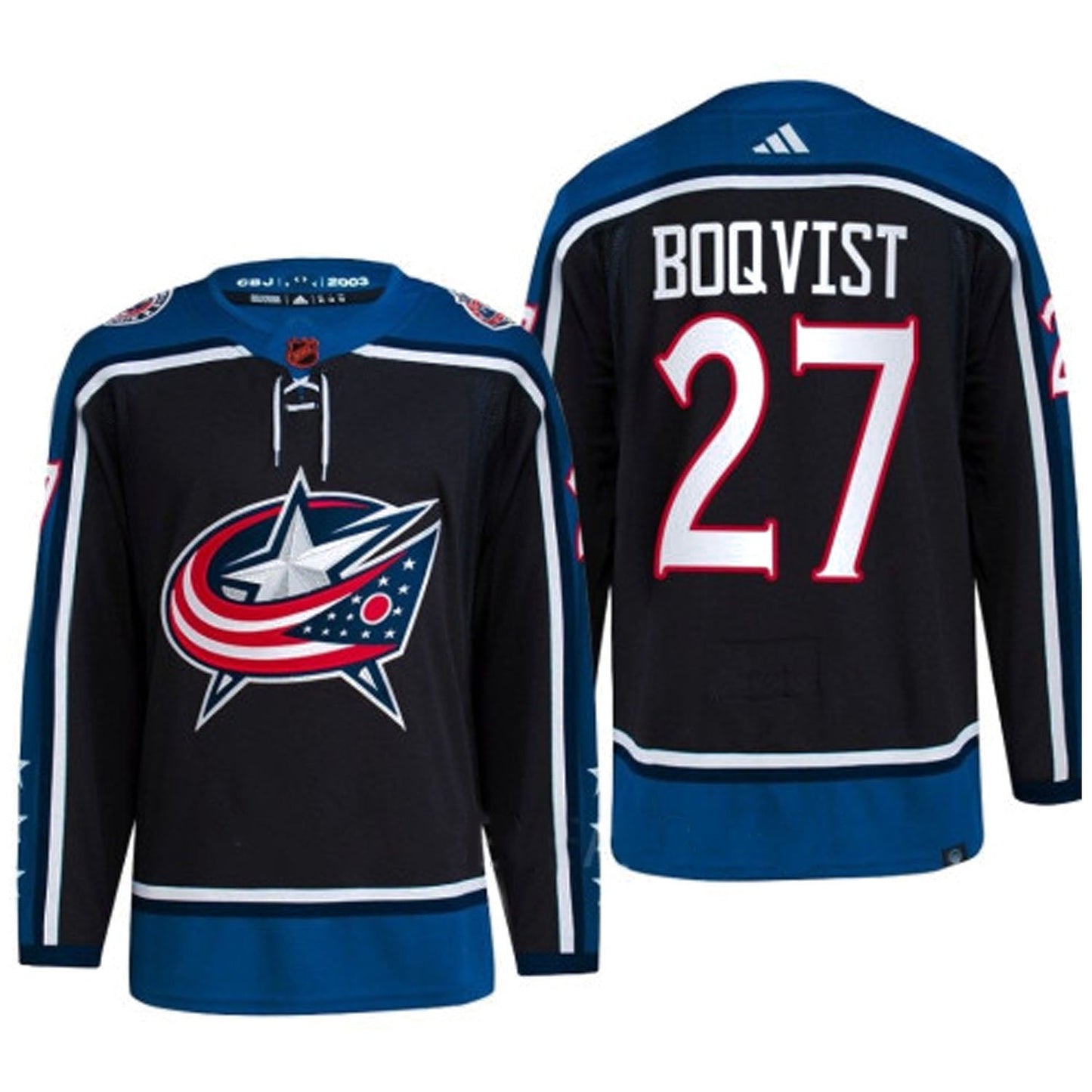 NHL Adam Boqvist Columbus Blue Jackets 27 Jersey
