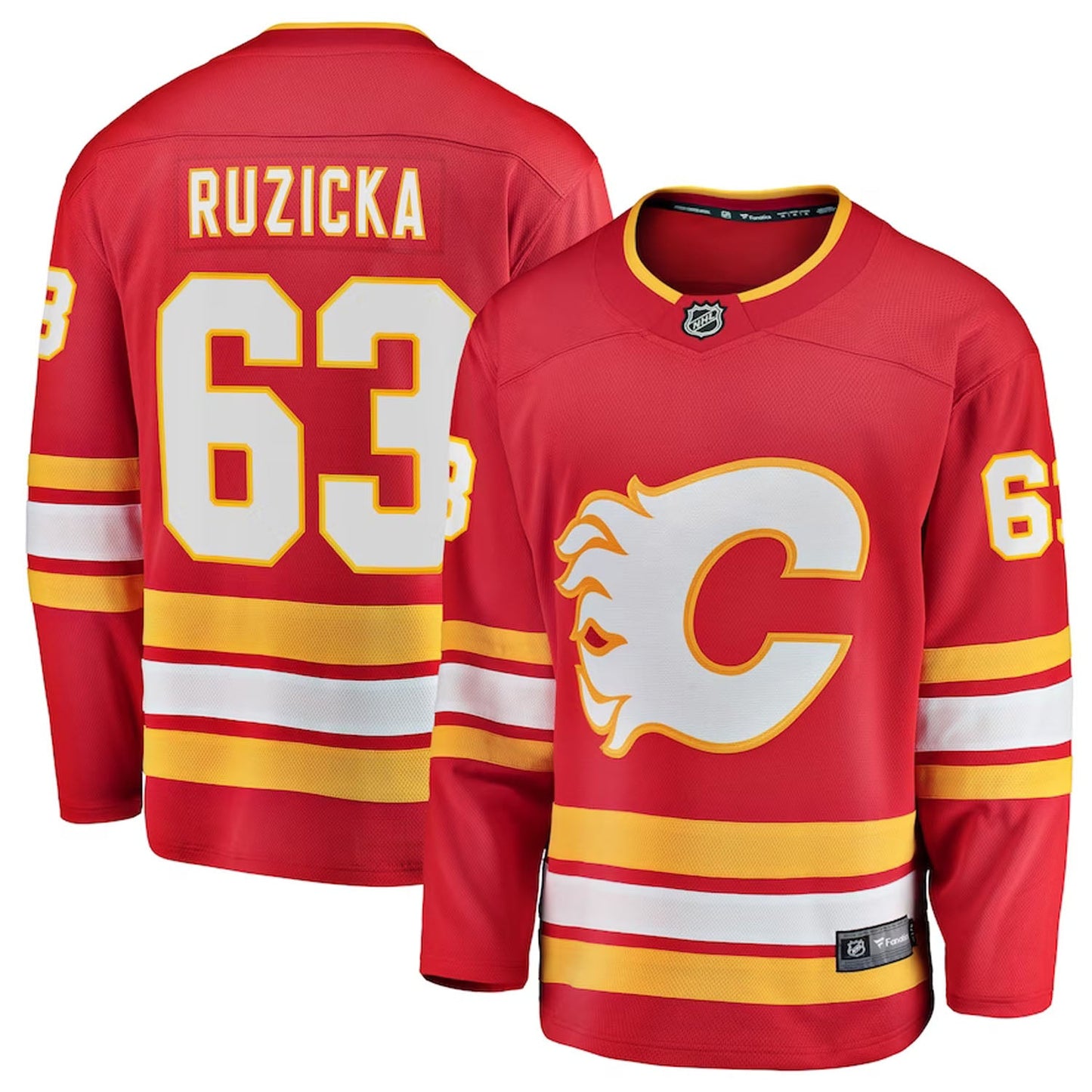 NHL Adam Ruzicka Calgary Flames 63 Jersey