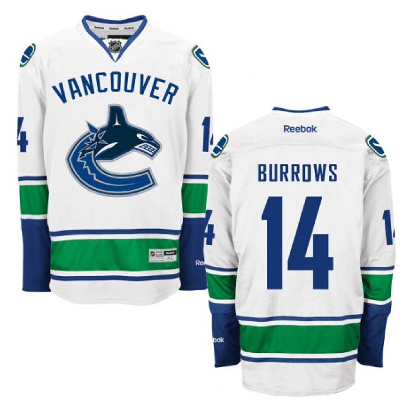 NHL Alexandre Burrows Vancouver Canucks 14 Jersey