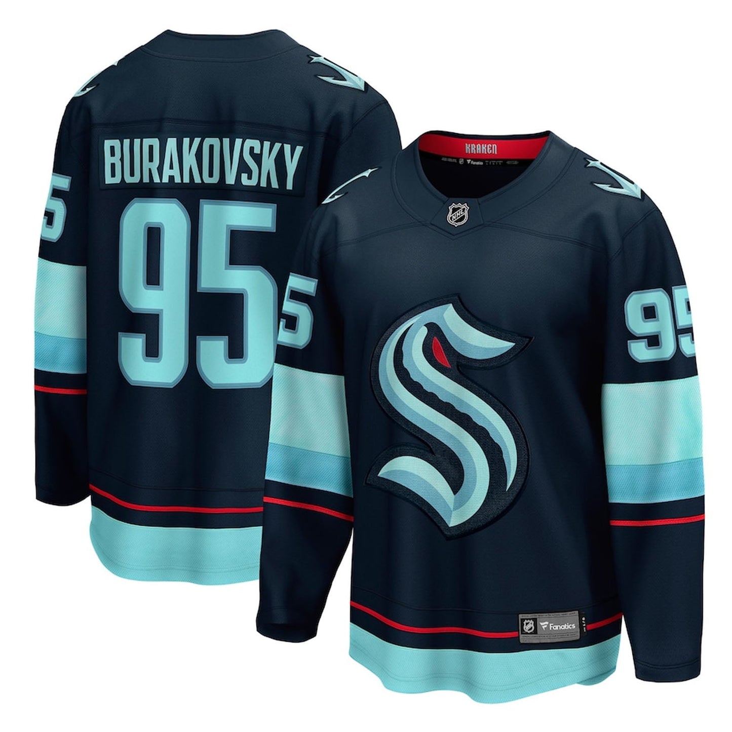 NHL Andre Burakovsky Seatle Kraken 95 Jersey