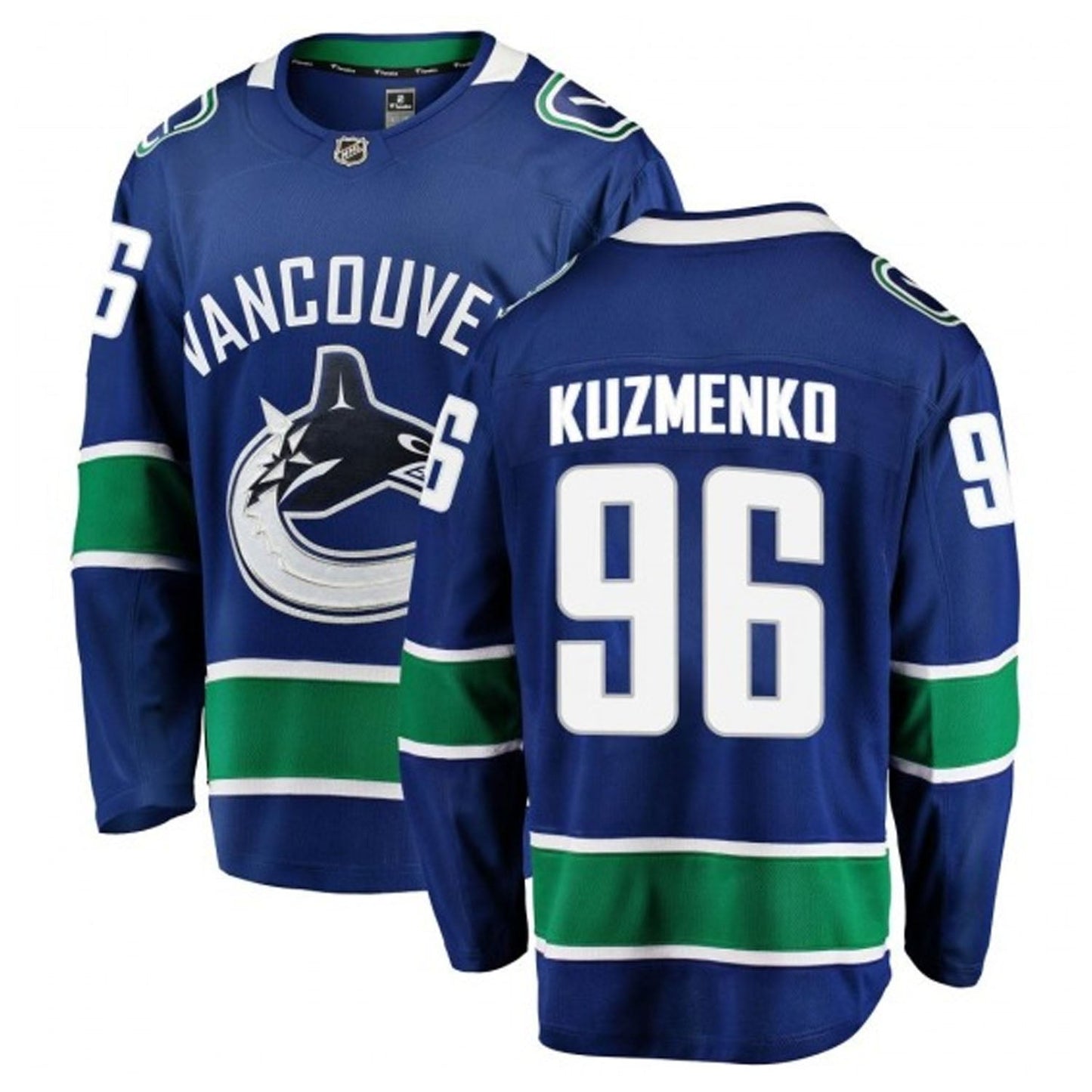 NHL Andrei Kuzmenko Vancouver Canucks 96 Jersey