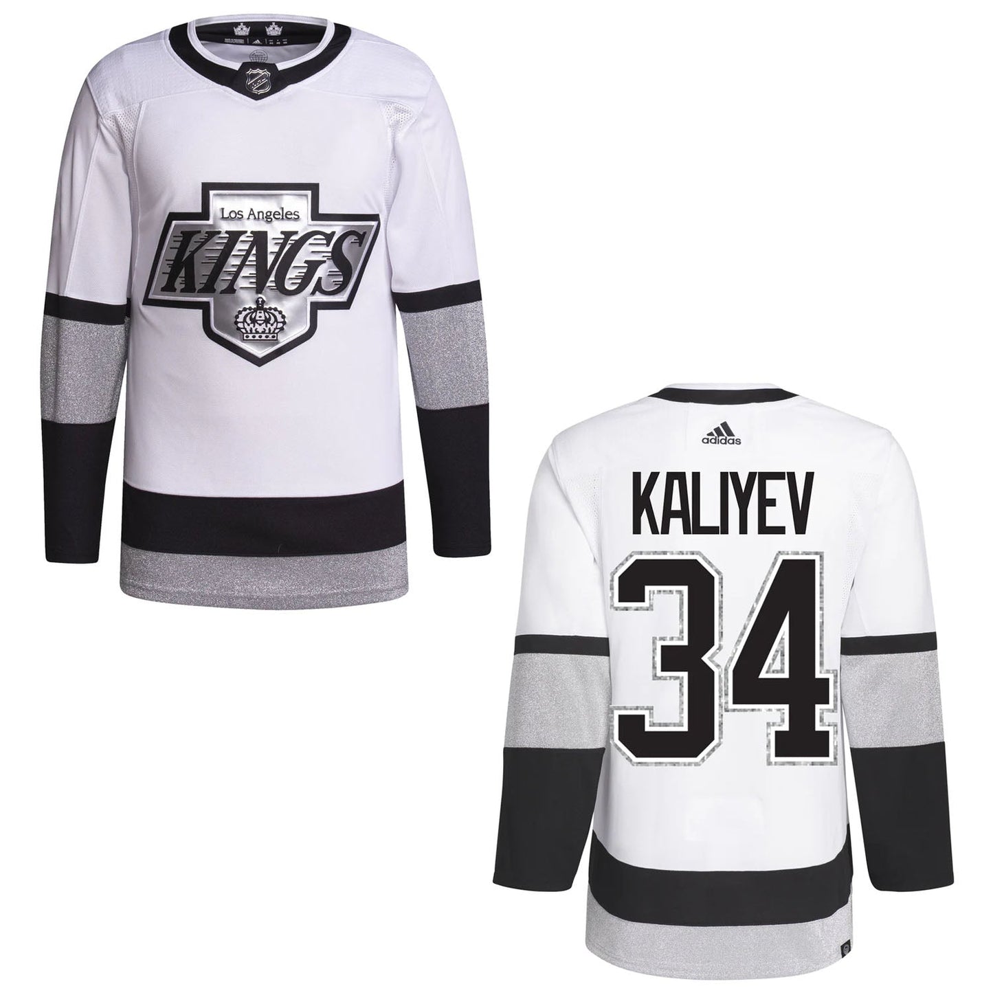 NHL Arthur Kaliyev La Kings 34 Jersey