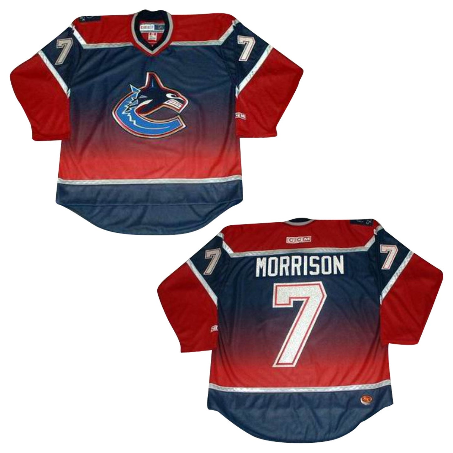 NHL Brendan Morrison Vancouver Canucks 7 Jersey