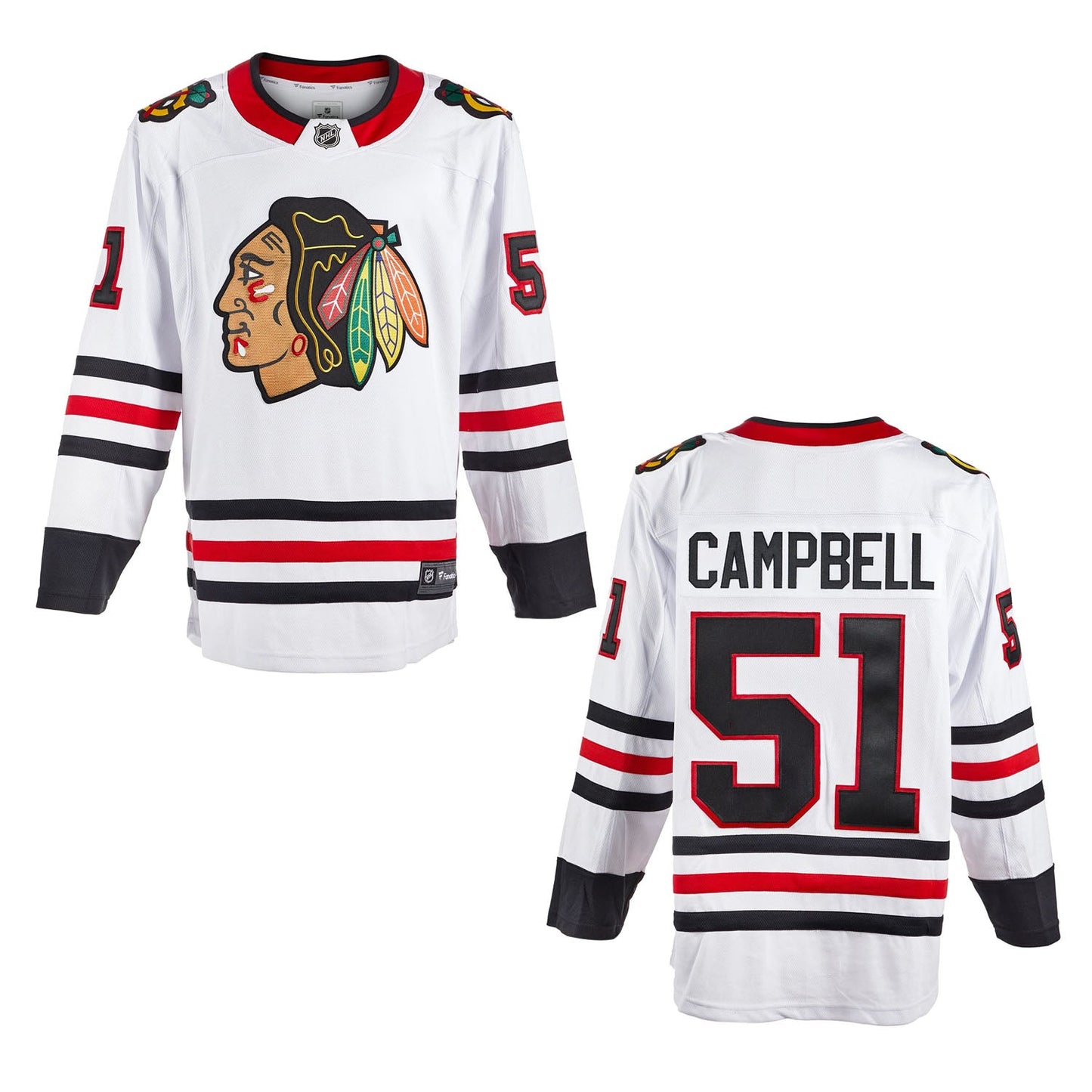 NHL Brian Campbell Chicago Blackawks 51 Jersey