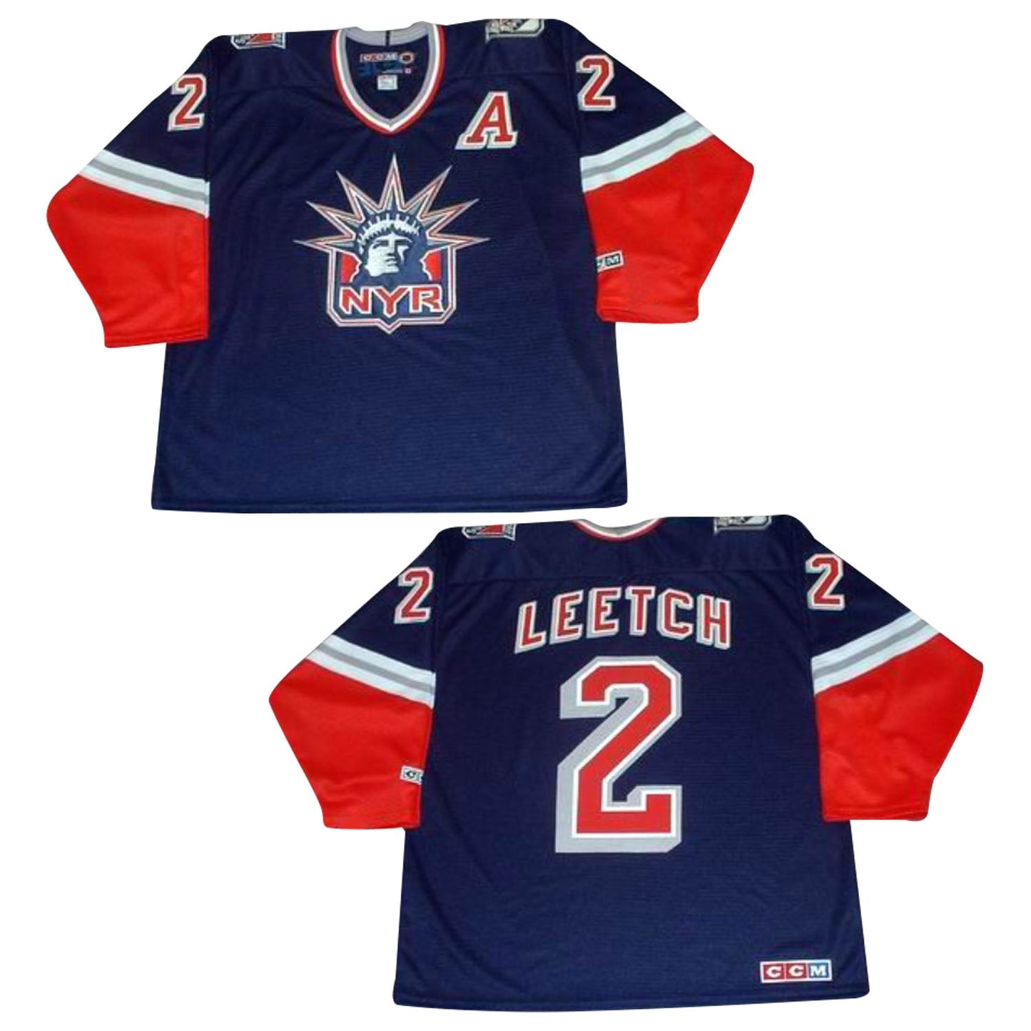 NHL Brian Leetch New York Rangers 2 Jersey