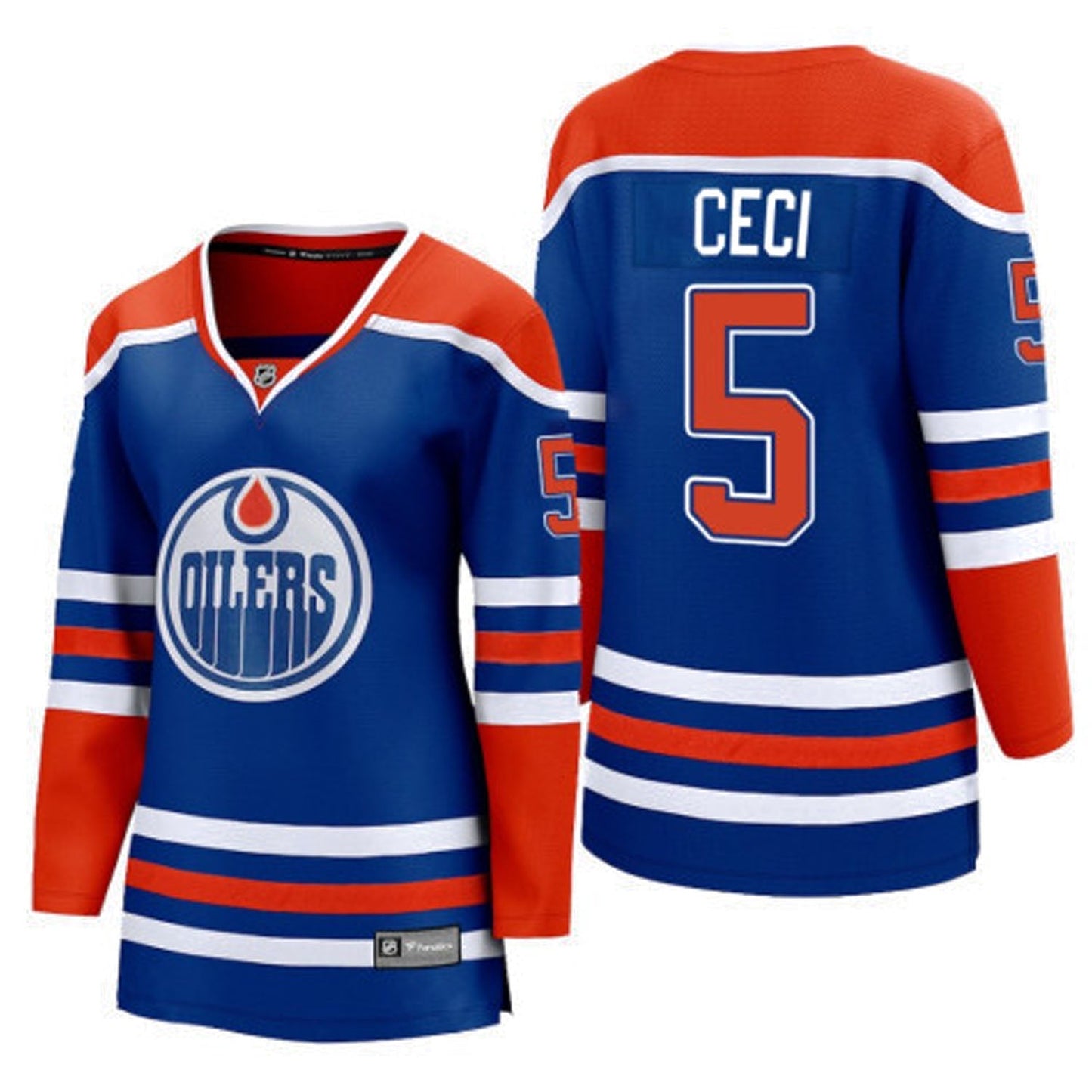 NHL Cody Ceci Edmonton Oilers 5 Jersey