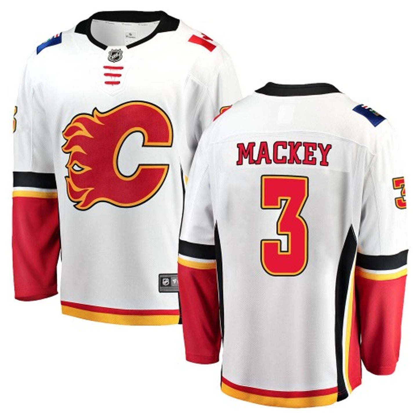 NHL Connor Mackey Calgary Flames 3 Jersey