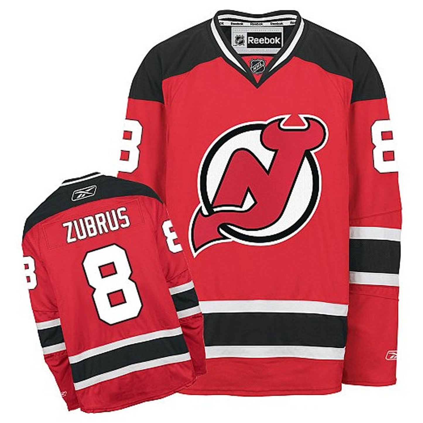 NHL Dainius Zubrus New Jersey Devils 8 Jersey