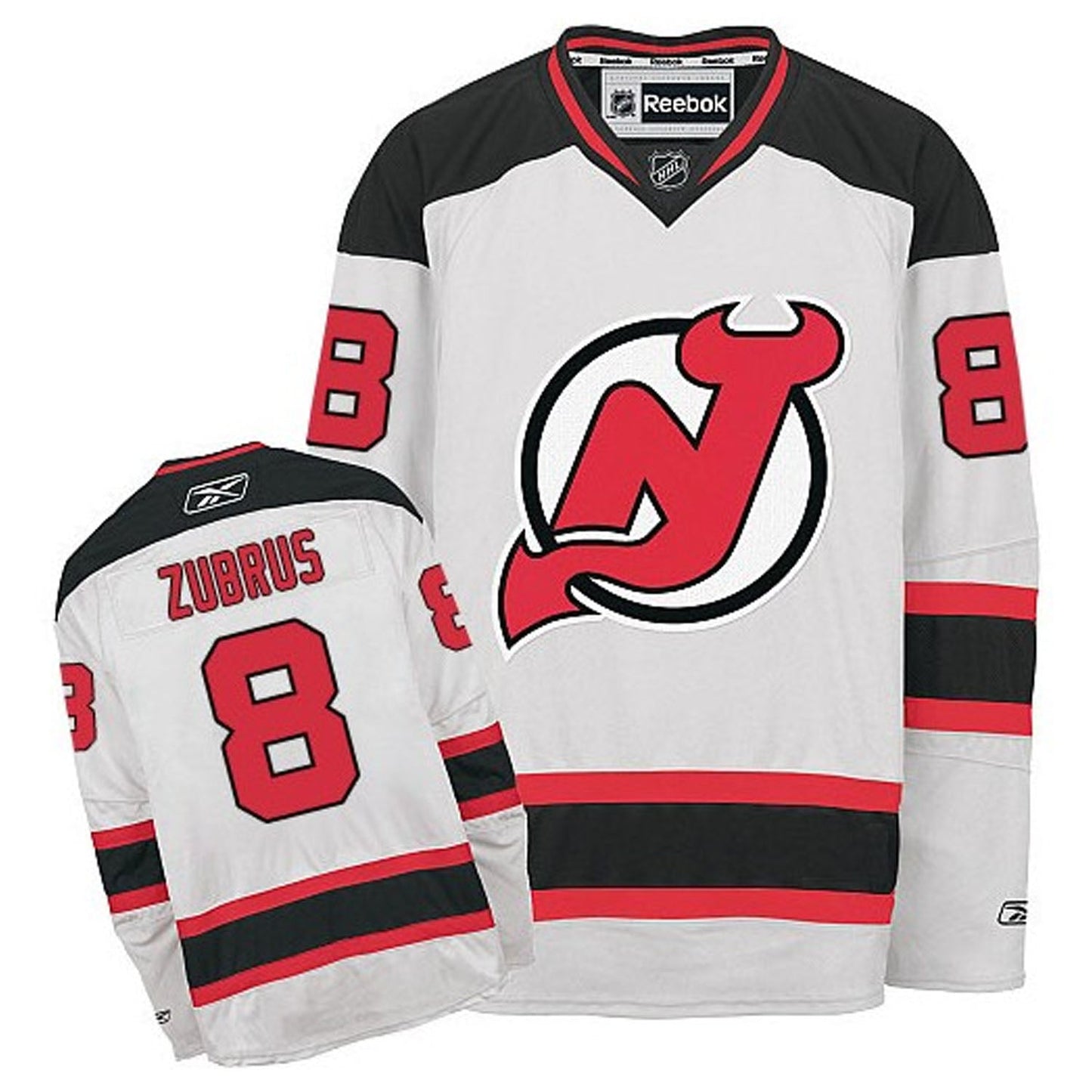 NHL Dainius Zubrus New Jersey Devils 8 Jersey