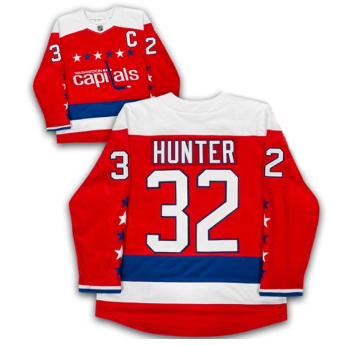 NHL Dale Hunter Washington Capitals 32 Jersey