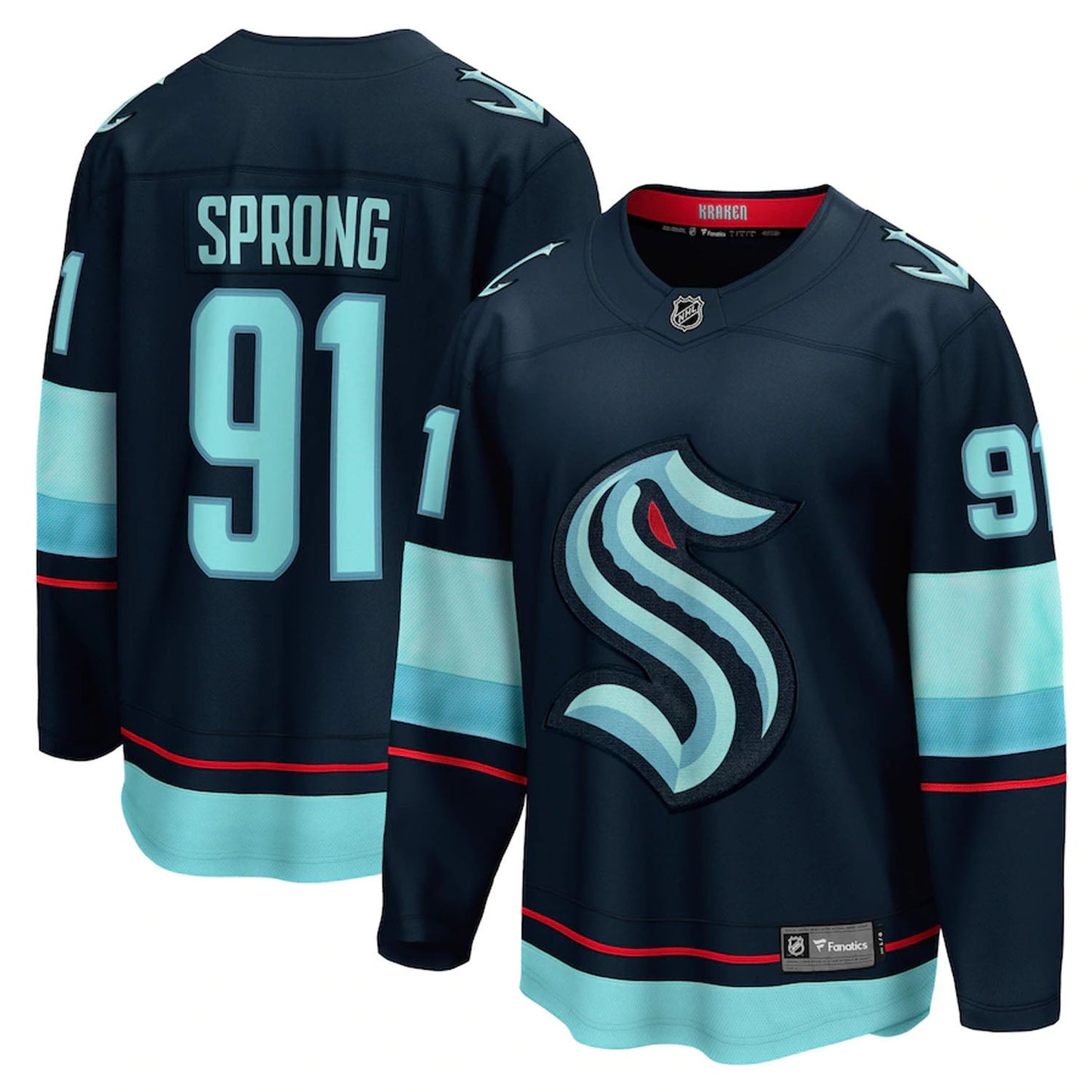 NHL Daniel Sprong Seattle Kraken 91 Jersey