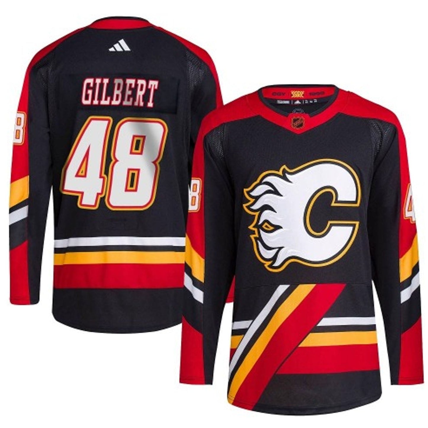 NHL Dennis Gilbert Calgary Flames 48 Jersey