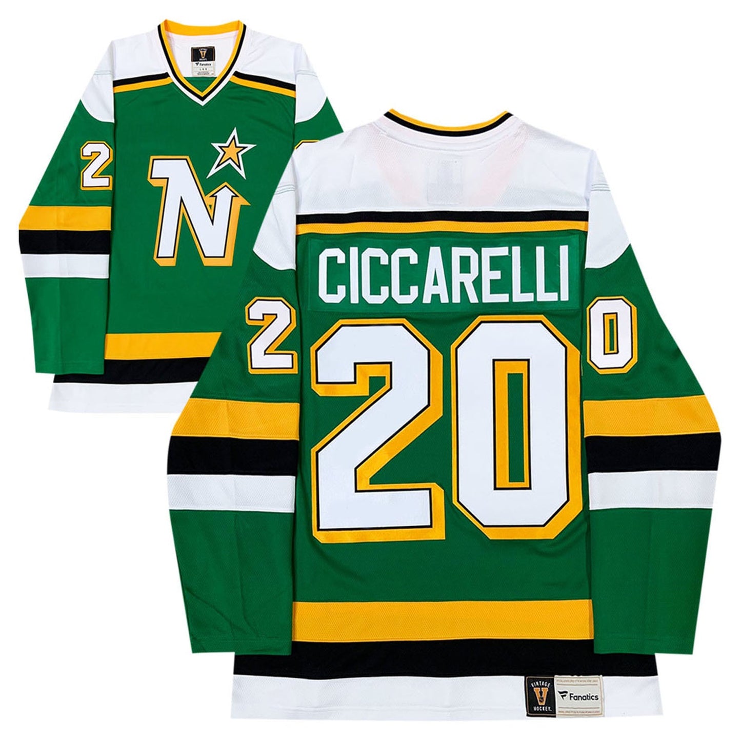 NHL Dino Ciccarelli Minnesota North Stars 20 Jersey