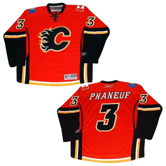 NHL Dion Phaneuf Calgary Flames 3 Jersey