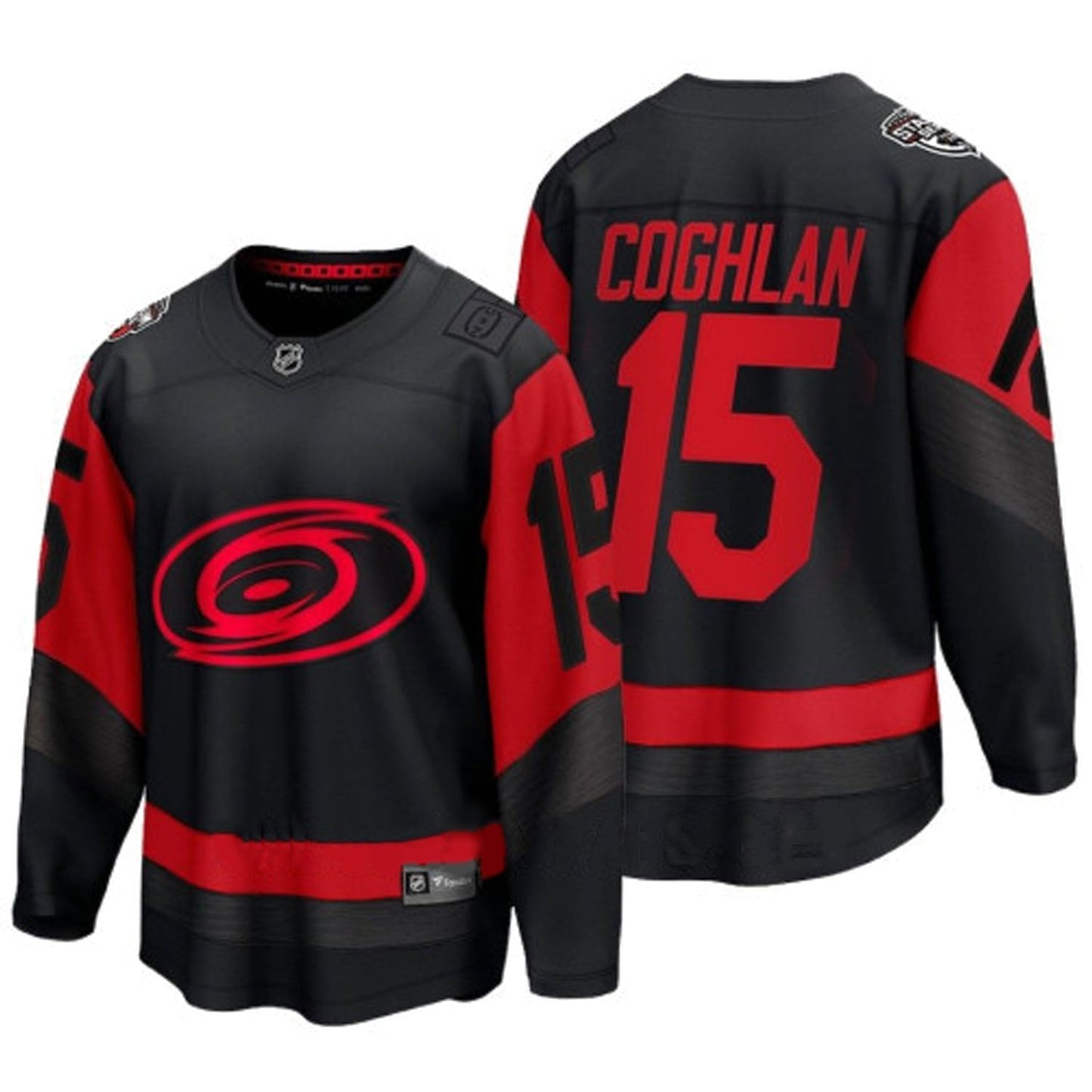 NHL Dylan Coghlan Carolina Hurricanes 15 Jersey