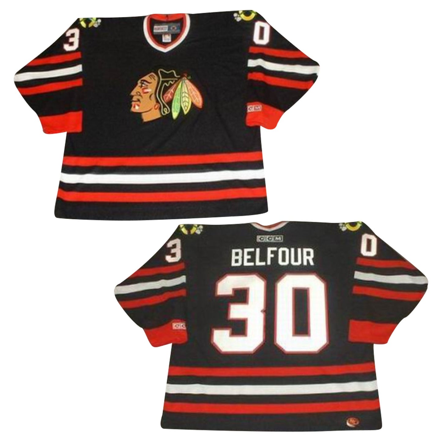 NHL Ed Belfour Chicago Blackhawks 30 Jersey