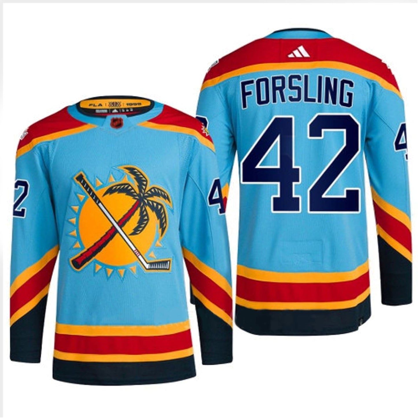 NHL Gustav Forsling Florida Panthers 42 Jersey
