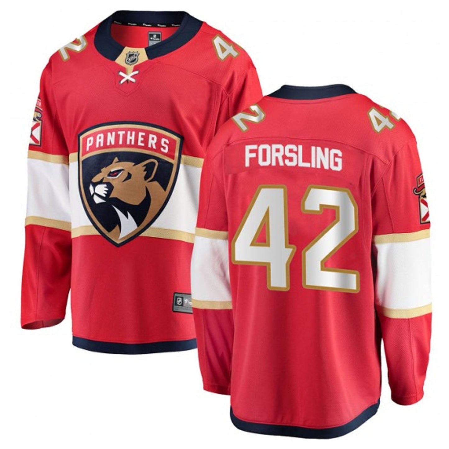 NHL Gustav Forsling Florida Panthers 42 Jersey