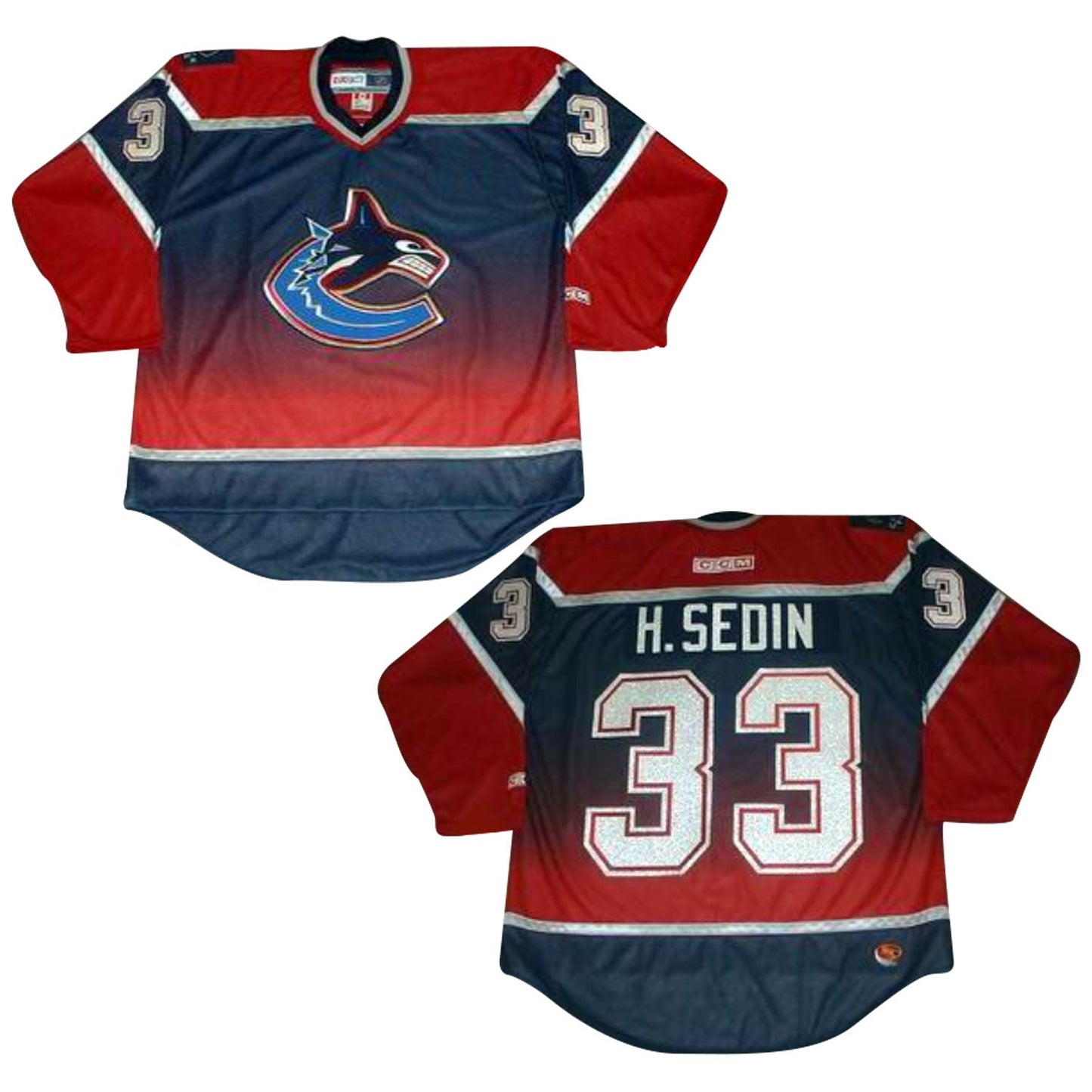 NHL Henrik Sedin Vancouver Canucks 33 Jersey