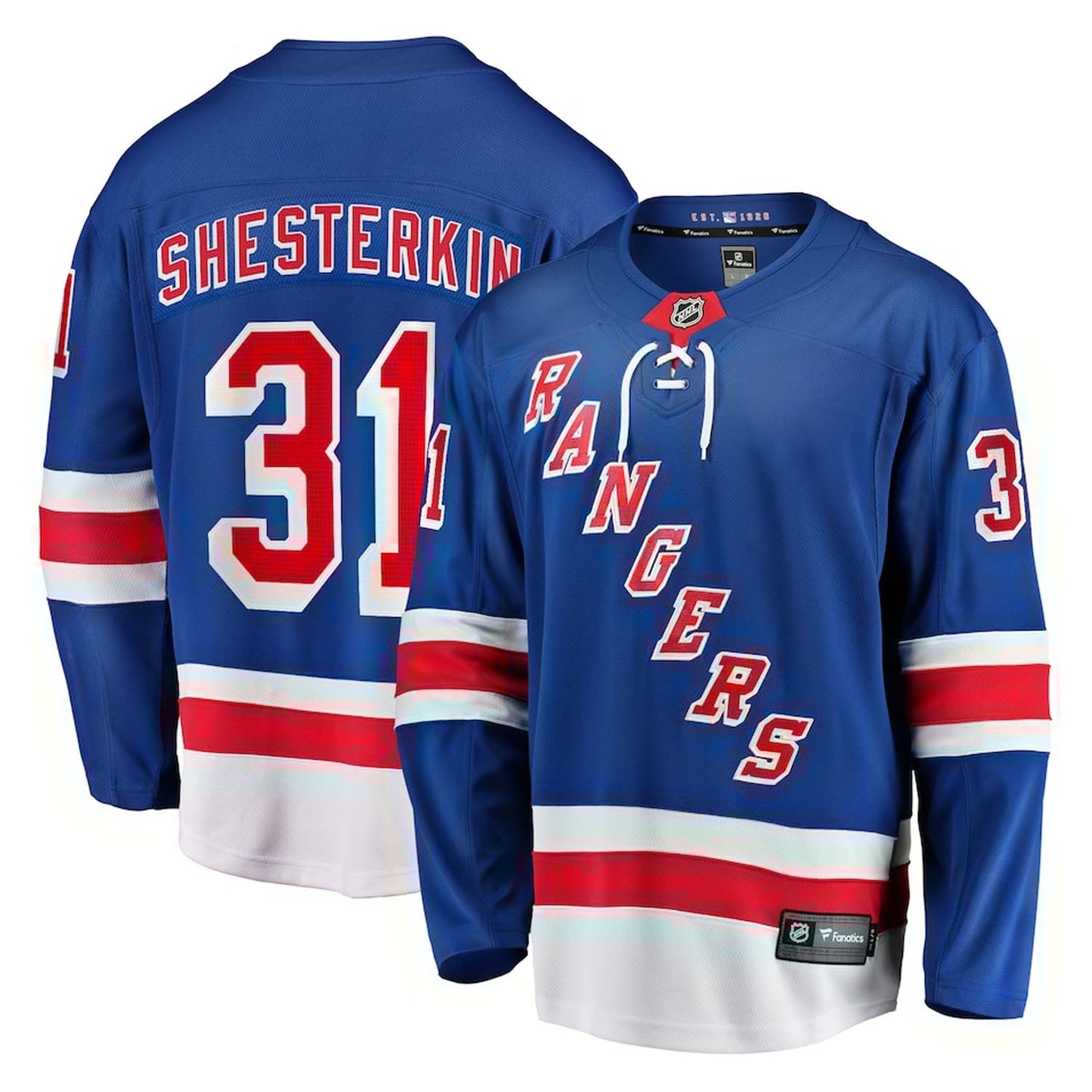 NHL Igor Shesterkin New York Rangers 31 Jersey
