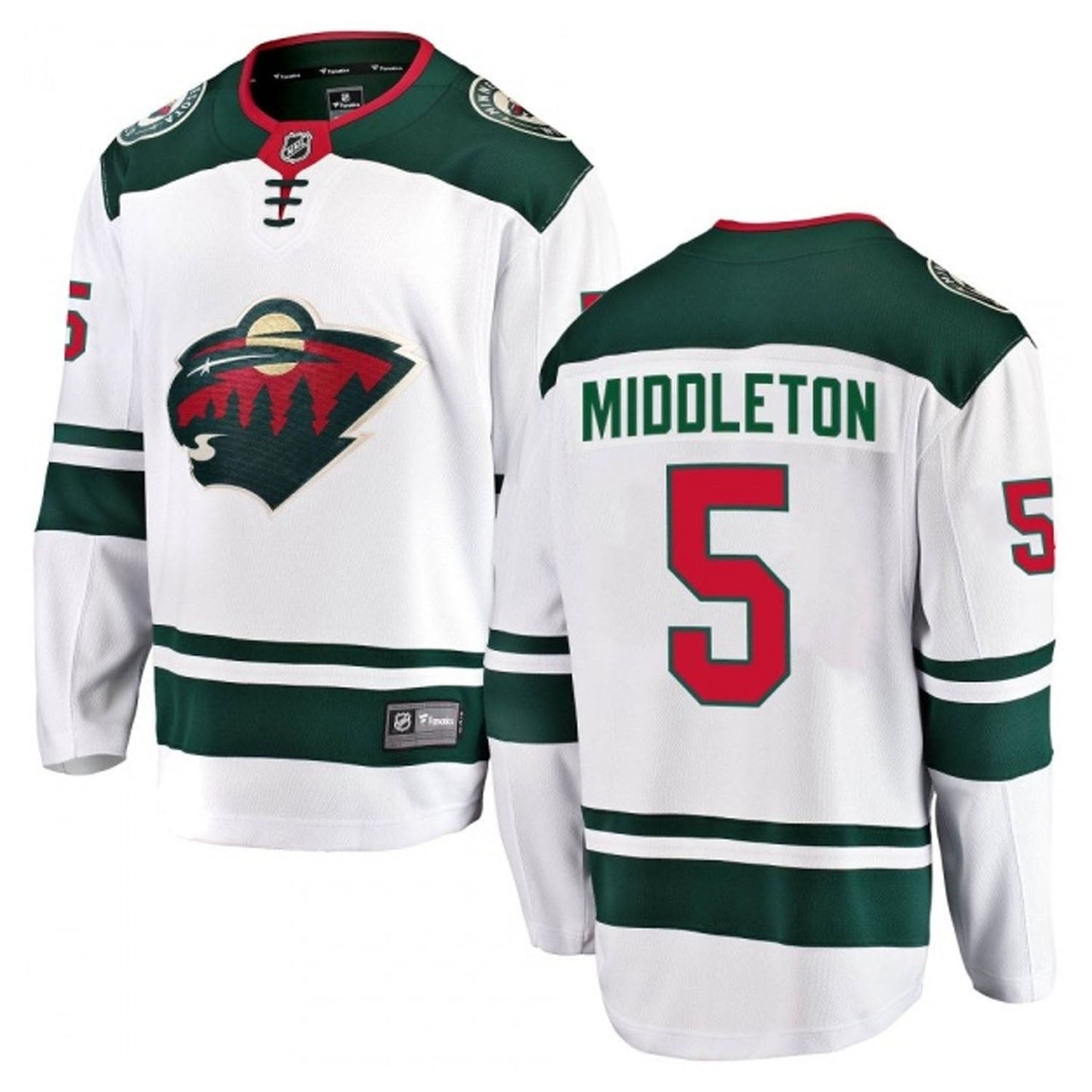 NHL Jake Middleton Minnesota Wild 5 Jeresy
