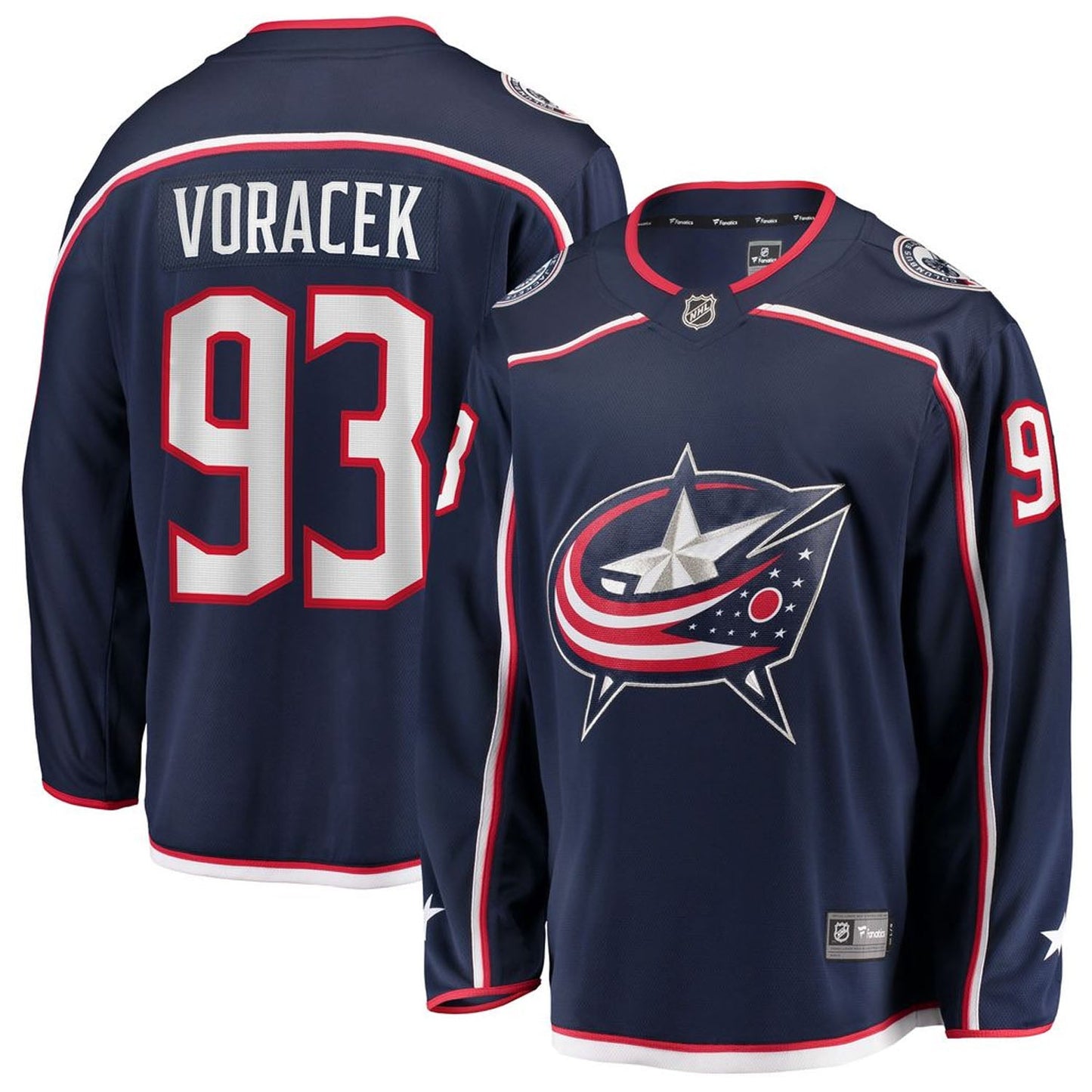 NHL Jakub Voracek Columbus Blue Jackets 93 Jersey