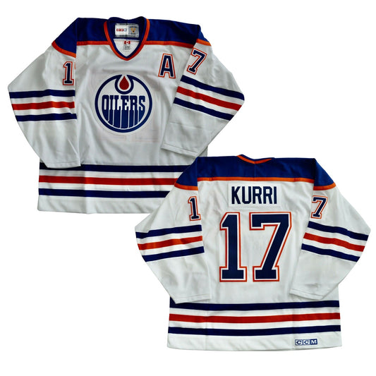 NHL Jari Kurri Edmonton Oilers 17 Jersey