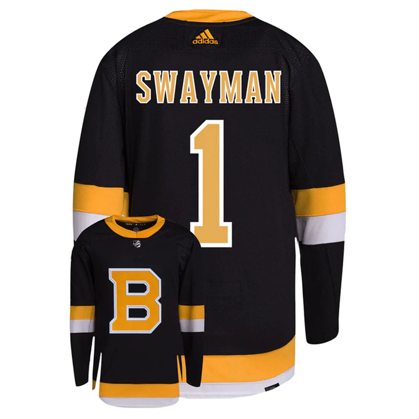 NHL Jeremy Swayman Boston Bruins 1 Jersey