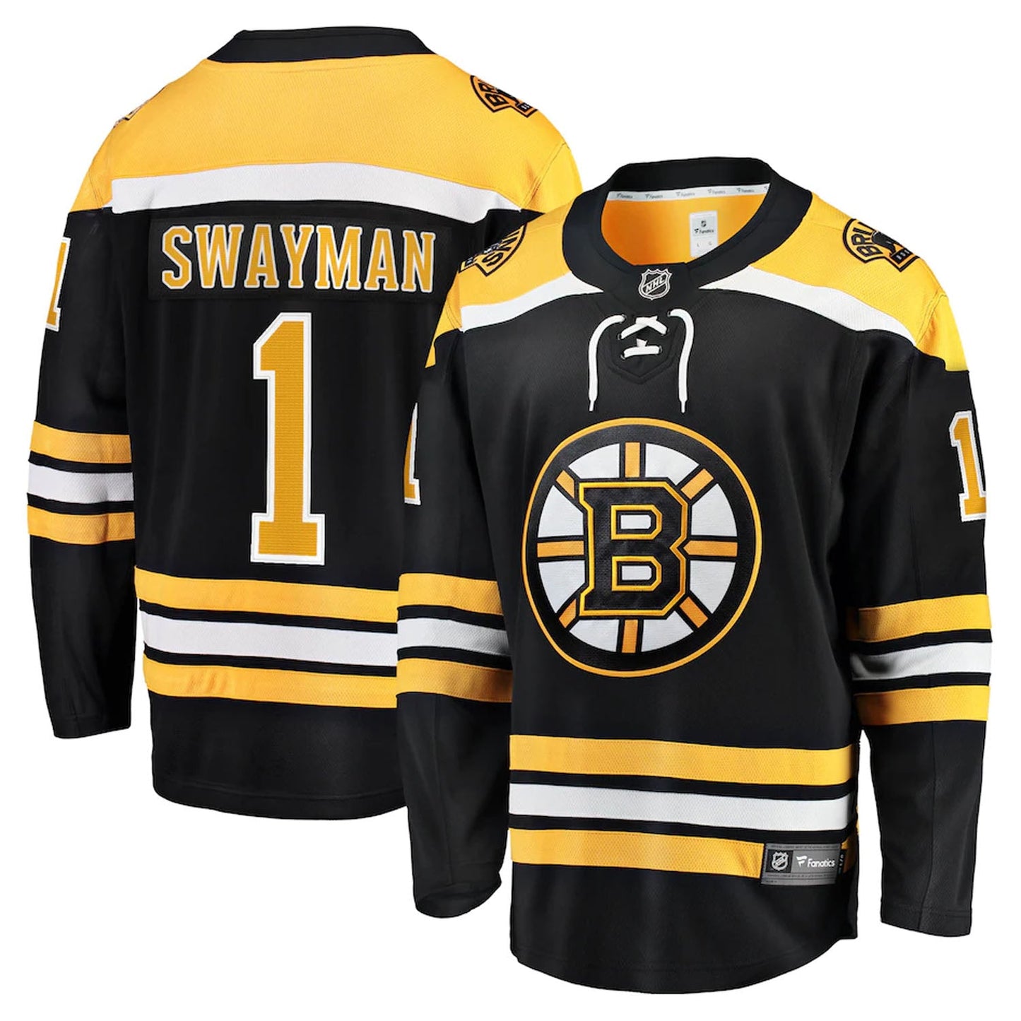 NHL Jeremy Swayman Boston Bruins 1 Jersey