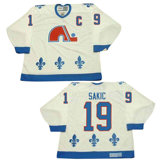 NHL Joe Sakic Quebec Nordiques 19 Jersey
