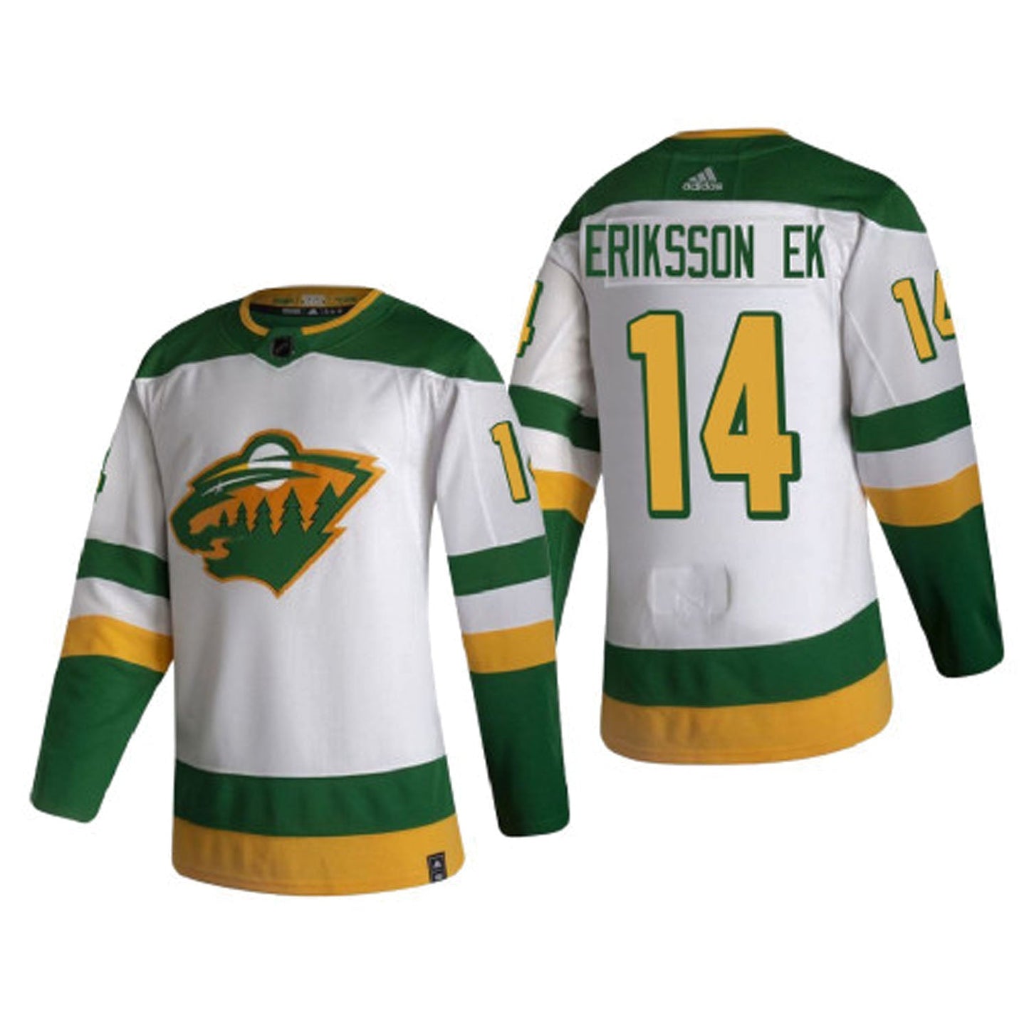 NHL Joel Eriksson Ek Minnesota Wild 14 Jersey