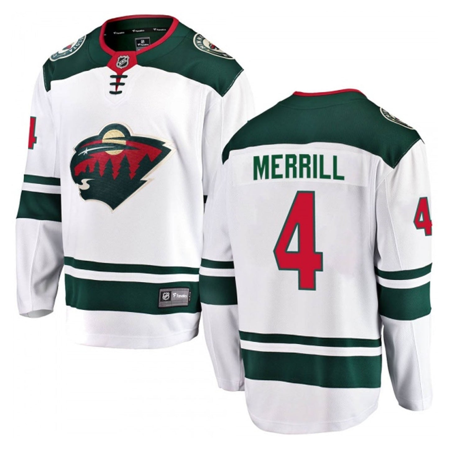 NHL Jon Merrill Minnesota Wild 4 Jersey