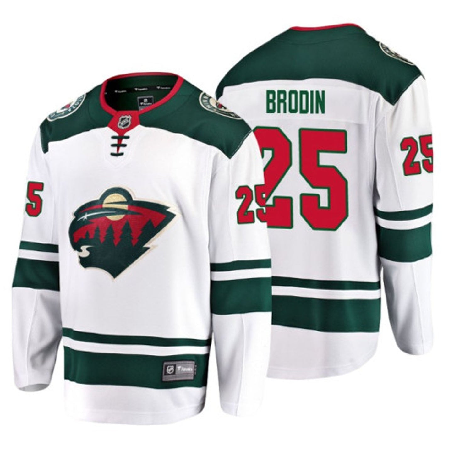 NHL Jonas Brodin Minnesota Wild 25 Jersey