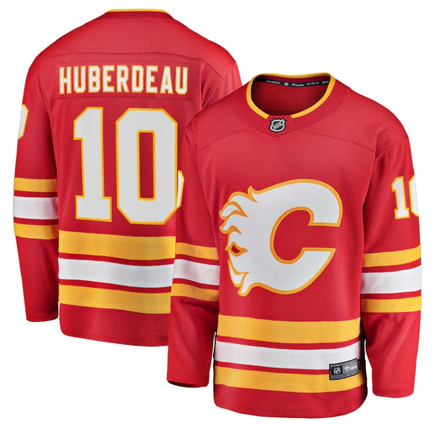 NHL Jonathan Huberdeau Calgary Flames 10 Jersey