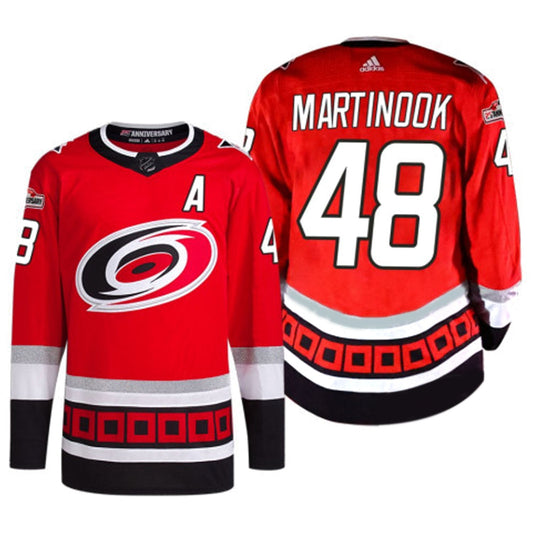 NHL Jordan Martinook Carolina Hurricanes 48 Jersey