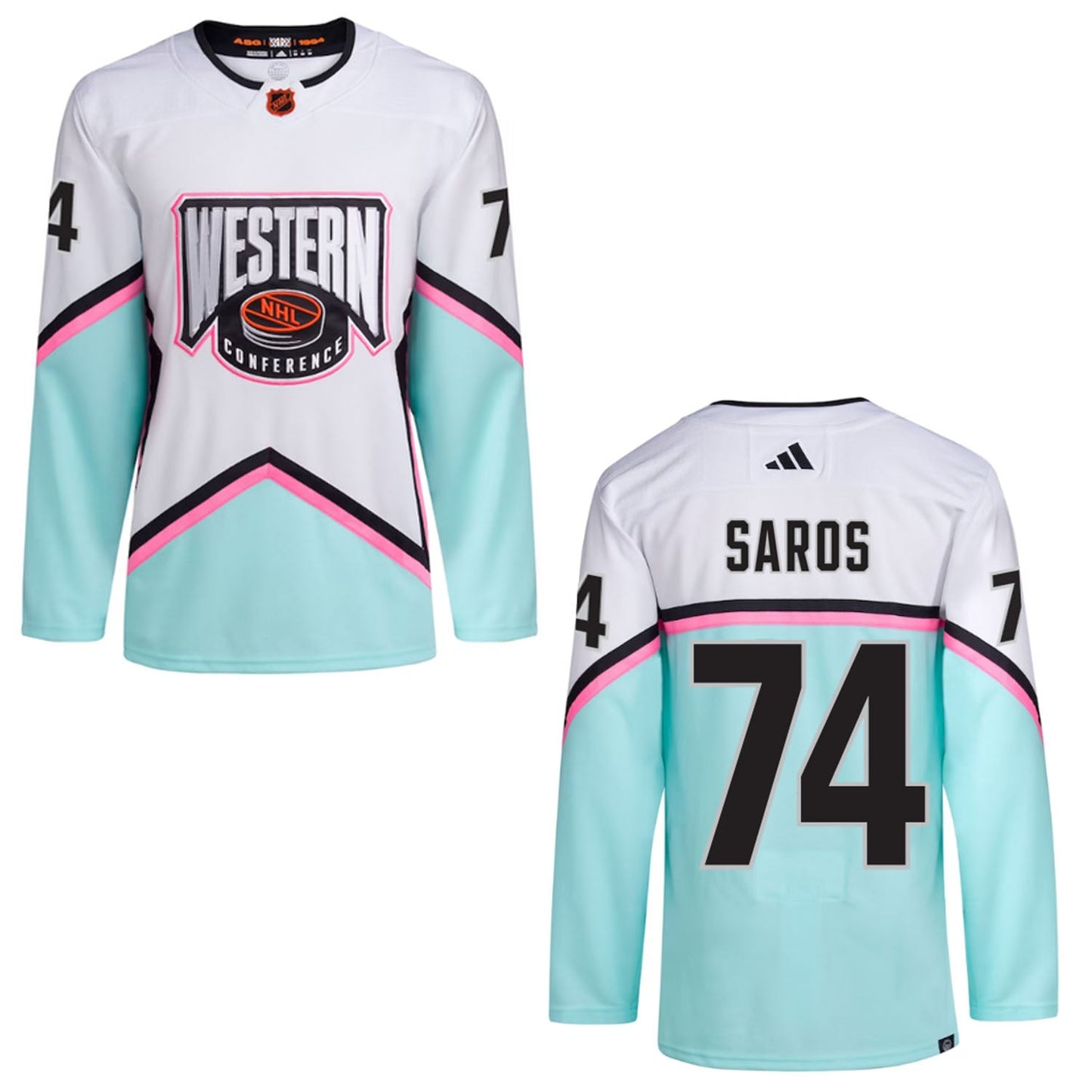 NHL Juuse Saros Western All Star 74 Jersey
