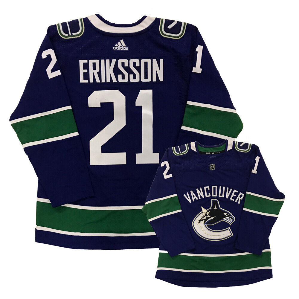 NHL Loui Eriksson Vancouver Canucks 21 Jersey