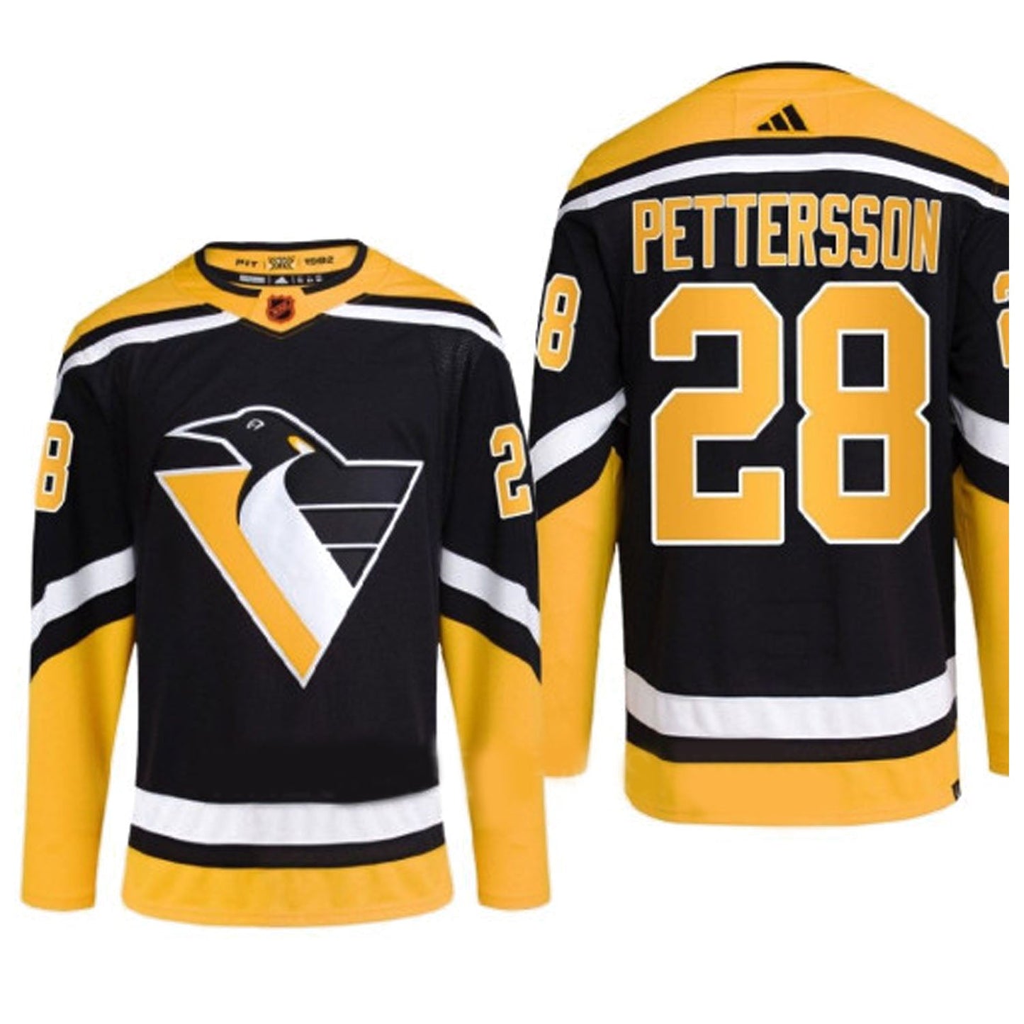 NHL Marcus Pettersson Pittsburgh Penguins 28 Jersey