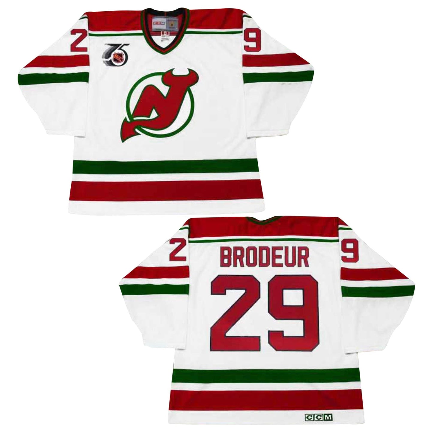 NHL Martin Broduer New Jersey Devils 30 Jersey