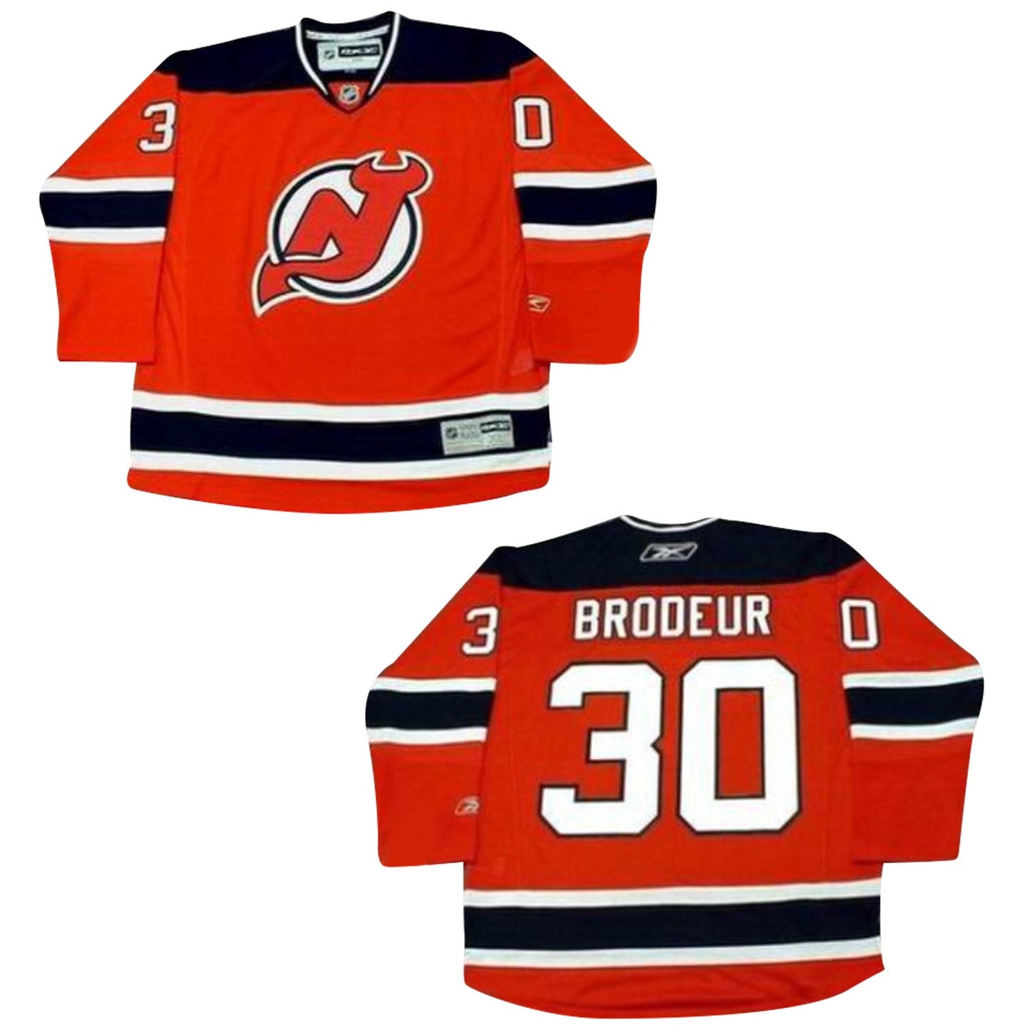 NHL Martin Broduer New Jersey Devils 30 Jersey