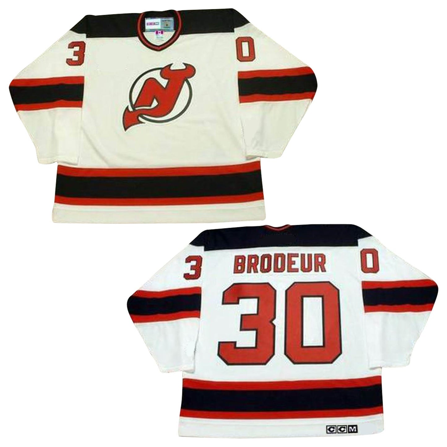 NHL Martin Broduer New Jersey Devils 30 Jersey