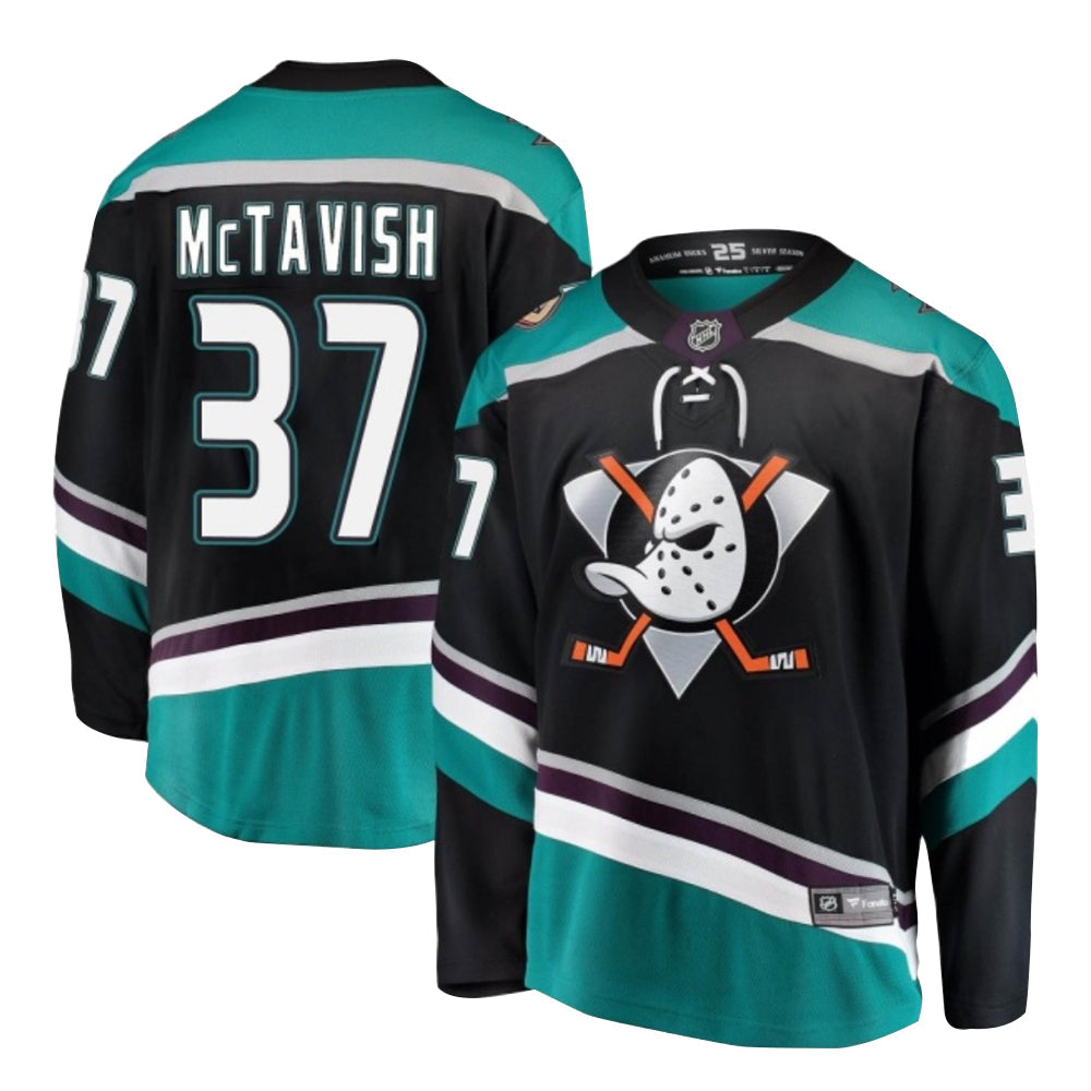 NHL Mason McTavish Anaheim Ducks 37 Jersey