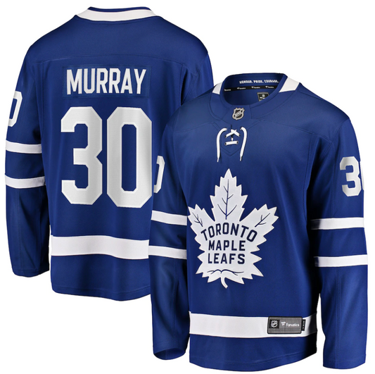 NHL Matt Murray Toronto Maple Leafs 30 Jersey