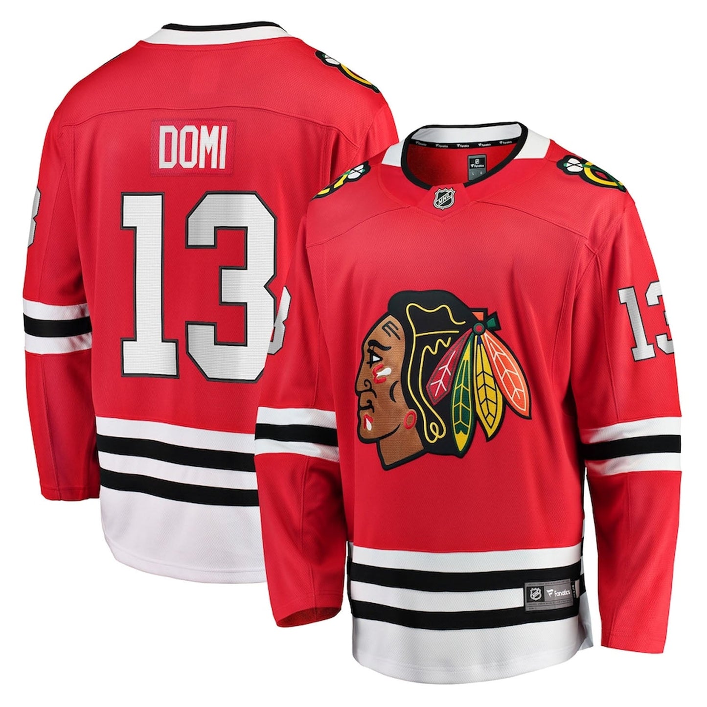 NHL Max Domi Chicago Blackhawks 13 Jersey